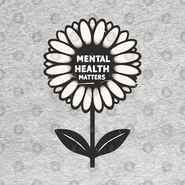 Mental health matters flower by TomFrontierArt